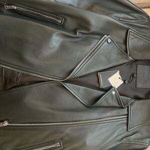 Massimo Dutti leather jacket